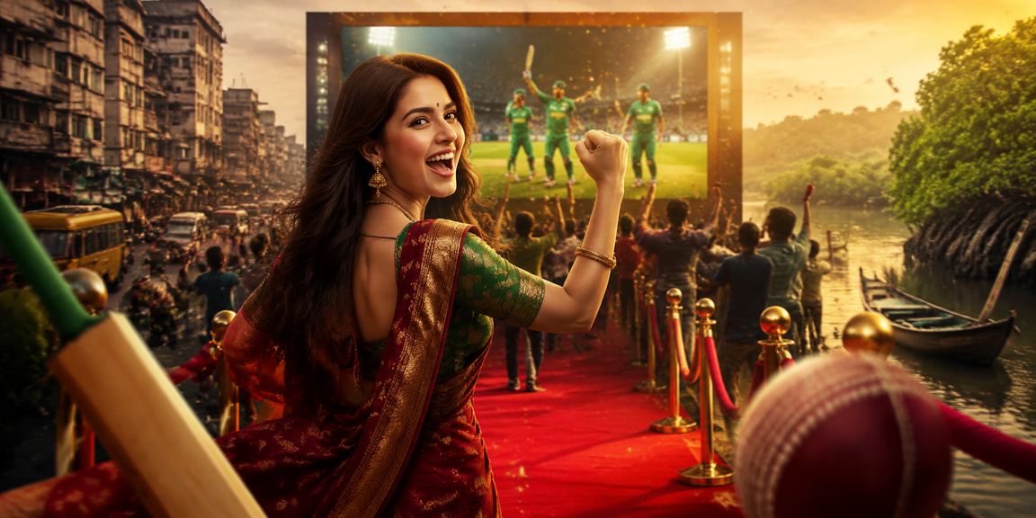 সুন্দরবনের পটভূমিতে বাংলাদেশি মডেল bingo জনপ্রিয় গেম উপভোগ করছেন